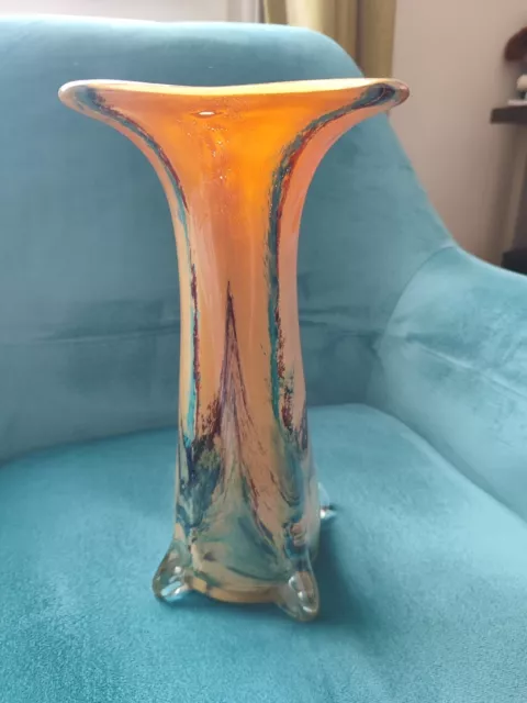 Grand vase en verre MURANO vintage