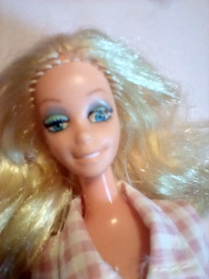 VINTAGE MATTEL 1980 Winking Western Barbie Doll Cowgirl with Original