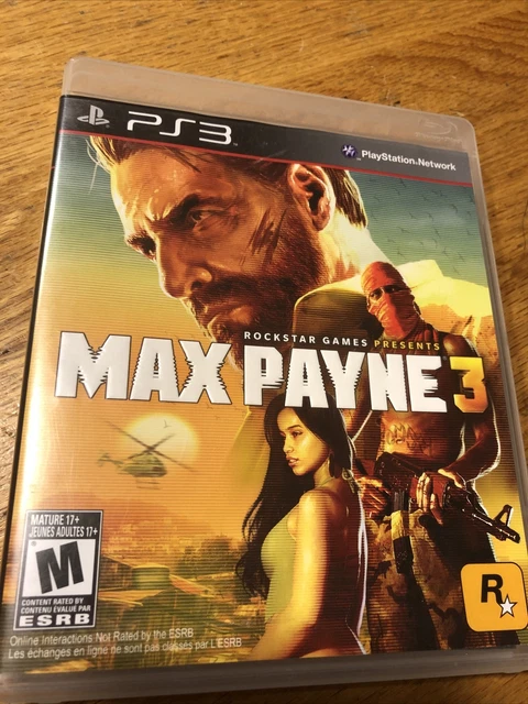 Max Payne 3 (Sony PlayStation 3, 2012)-Complete In Box Very Good Condition