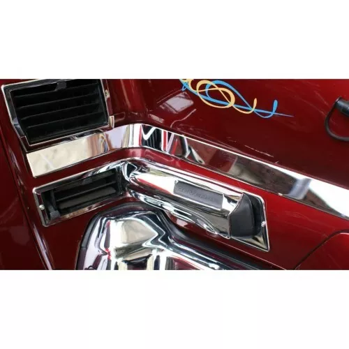 Lower Gas Tank Trim Chrome Accents For a Honda Goldwing GL1500