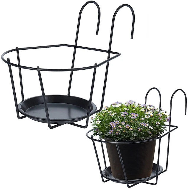 ORION Blumentopfhalter Blumenkübel zum Aufhängen für Balkon Terrasse