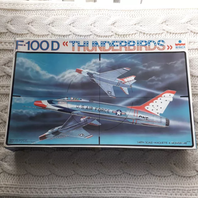 Esci 4017 1:48 Scale F-100D Thunderbirds Plastic Model Kit