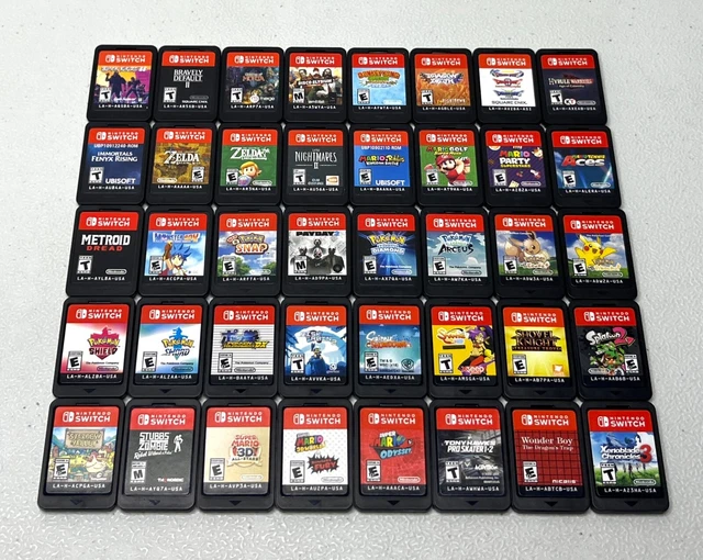 Nintendo Switch Games Only Original Video Games *Authentic/Cleaned/Tested*