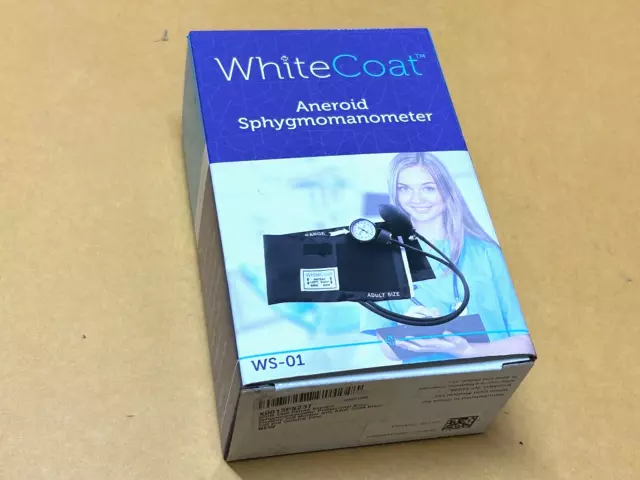 Manguito de presión arterial profesional esfigmomanómetro aneroide de lujo White Coat BP