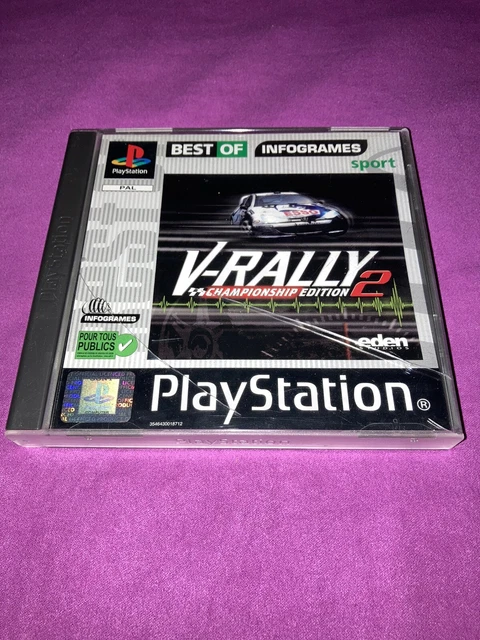 * V-Rally 2 * Jeu Playstation Ps1 Psone Pal Fr Complet Cib Obv