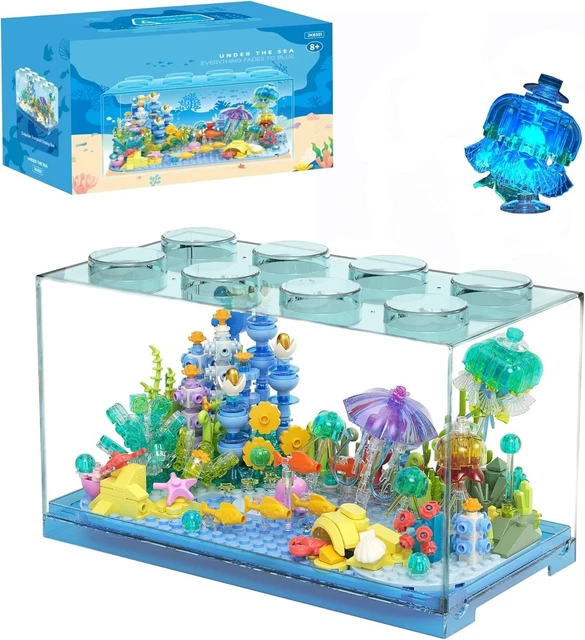 Reef Lego Fish Tank Ideas FISH TANK AQUARIUM Building Block With Light  Ocean Under The Sea