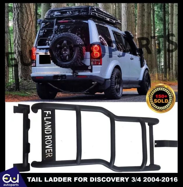 Rear Roof Rack Access Aluminium Ladder For Land Rover Discovery 3 & 4 2004-2016