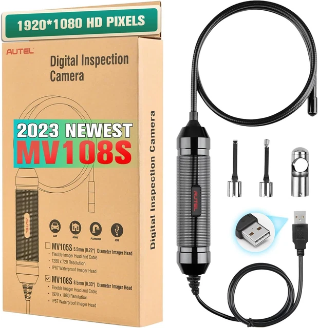 Autel MV108S MaxiVideo Inspection Video Scope 8.5mm Digital For MS906BT MK908P
