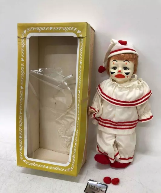 Effanbee Faith Wick Originals Vintage Clown Doll W/Box 7006