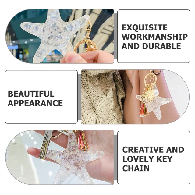 Beach Keyring Key Pendant Simple Keychain Decoracion Para Cuartos Conch 10