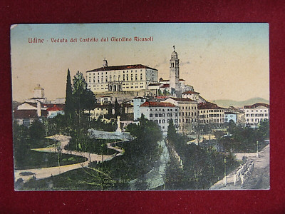 viaggiata #11608 Udine Veduta del Castello anni 10 