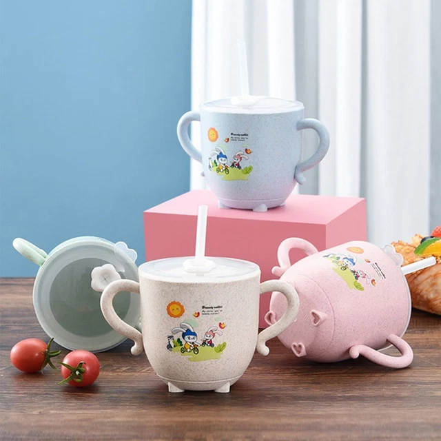 Toddle Enfants Bouteilles d'eau Tasse de lait Paille Tasse Bouteille à boire