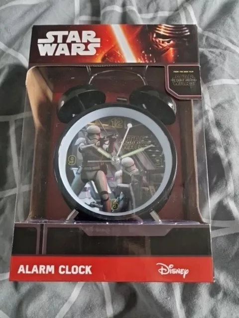 Star Wars Storm Trooper Alarm Clock - The Force Awakens Disney