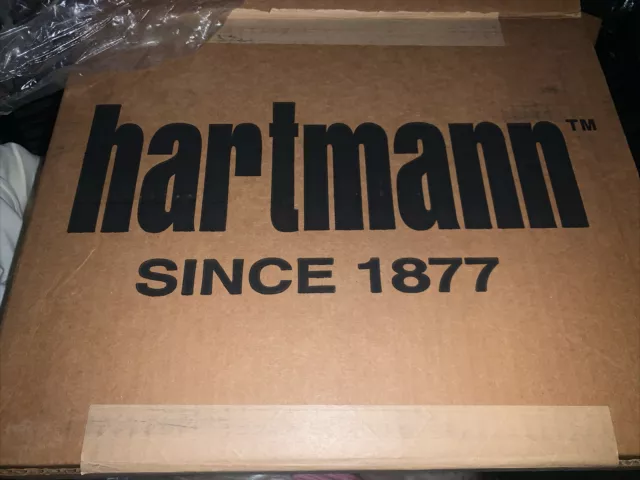 Hartmann Nylon Leather Soft side Carry On Tote  Bag  Travel New W/ Box