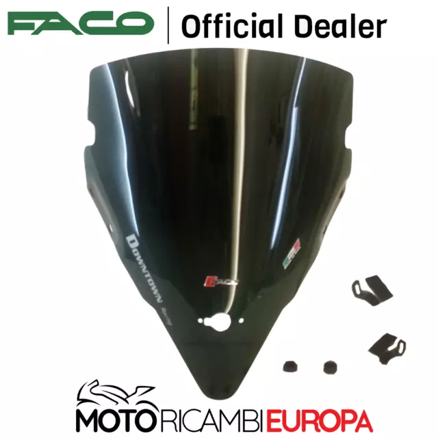 Spoiler Cupolino Parabrezza Paravento Faco Fume' Kymco Downtown 350 2015 2016