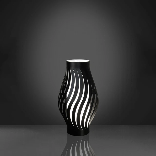 EGLO Siponto Lampada Da Tavolo Moderna – Nichel Opaco E Paralume Grigio, Altezza 40 Cm, Attacco E27