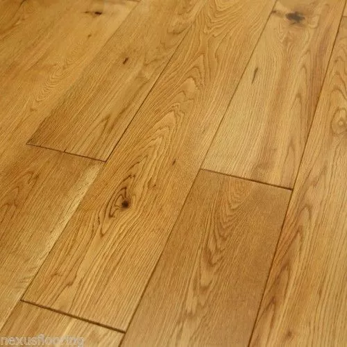 Piso de roble liso madera real madera piso ancho madera dura