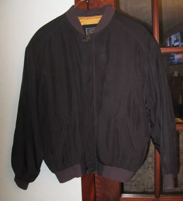 Paul & Shark Yachting Mens Silk Bomber Jacket Large