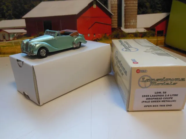 Lansdowne Models.1:43.Ldm58. 1949.Lagonda 2.6 Ltr.drophead Coupe.pale Green.mint