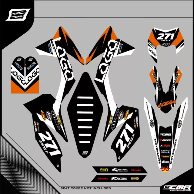 KIT Grafiche decalcomanie adesivi stickers Per KTM SXF EXC 11 12 13