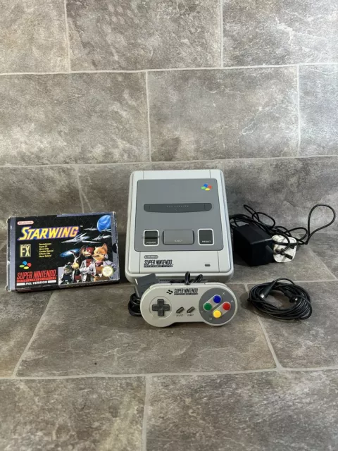 Super Nintendo Game Console With Game