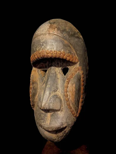 Hand Carved Wooden Face Mask possibly Stunning Dan Guere Mask-3923 3