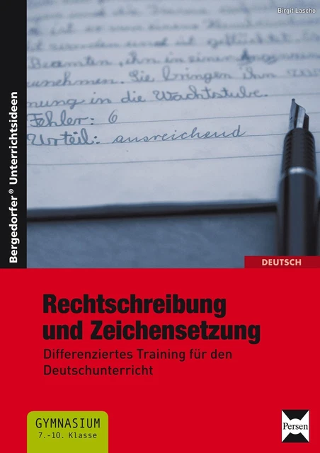 Rechtschreibung und Zeichensetzung ~ Birgit Lascho ~  9783403233800