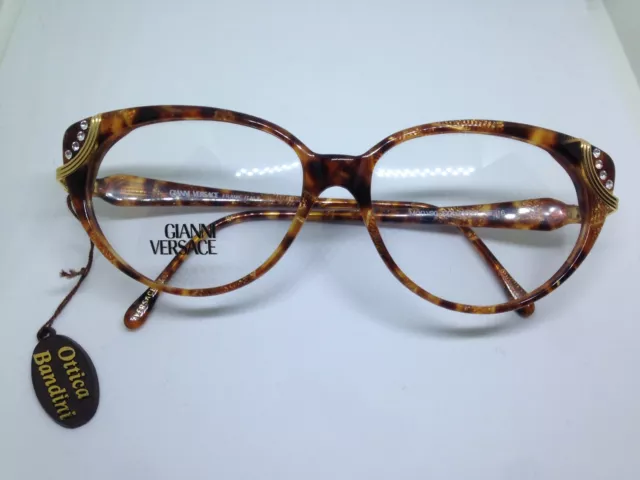 GIANNI VERSACE occhiali da vista vintage donna tartarugato V90 glasses lunettes