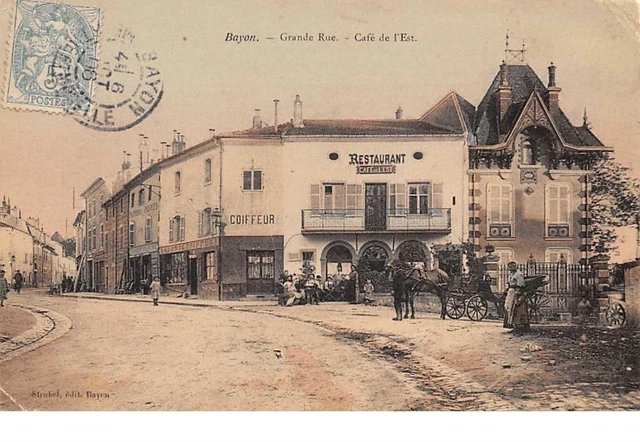 54. n° 55030.bayon.grande rue.café de l'est