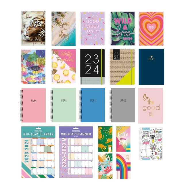 ACADEMIC DIARY 2023-2024 A5/Slim WTV/DAP Mid-Year Student Planner