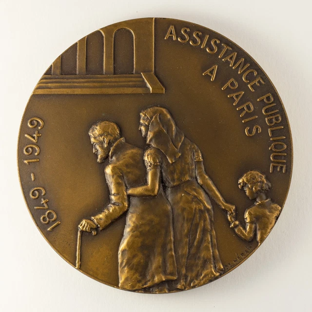 Médaille du Centenaire de l'Assistance publique à Paris - par François De Hérain