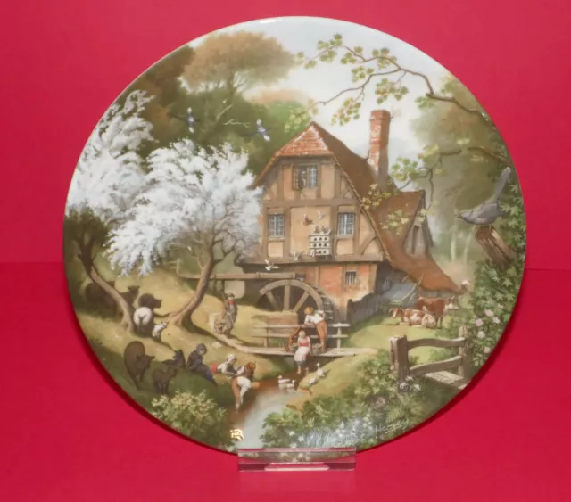 COALPORT * The Tale Of A Country Village * The Old Mill Collectors Plate *