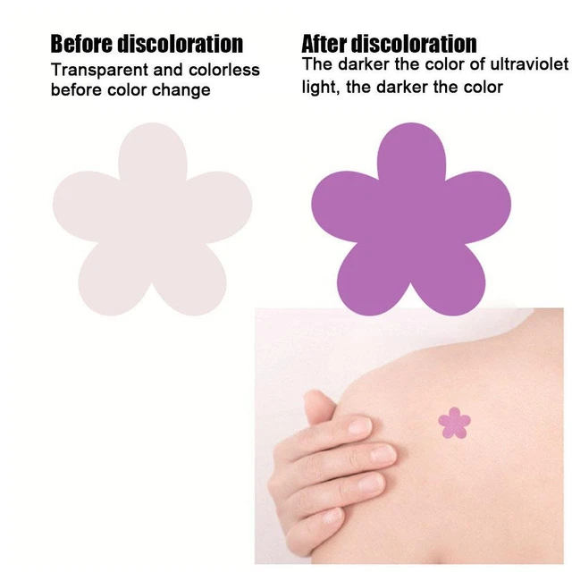 20pcs Sunny Patch UV Detecting Patches For Kids and Natural/ Adults