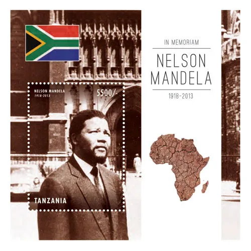 Tanzania 2013 - President Nelson Mandela Souvenir Sheet