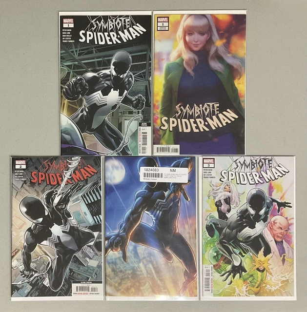 🔥MCU Key Comics🔥Symbiote Spider-Man #1 1 2 2(Variants) 3 (2019)🔥NM(9.2-9.6)🔥