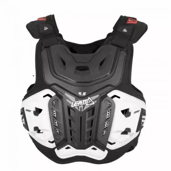 Leatt Adultes Motocross Enduro Poitrine Protection 4.5 Armure - Noir