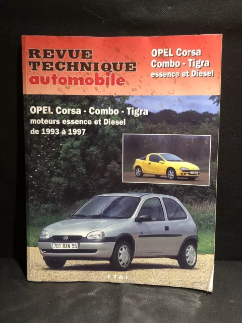 Livre Revue Technique Automobile Opel Corsa Combo-Tigra essence et diesel  