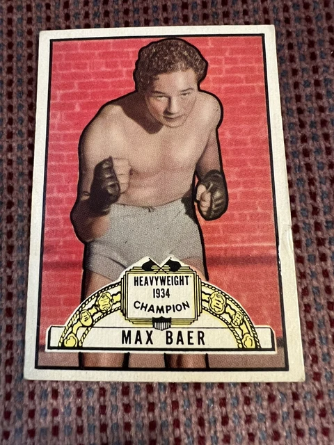 1951 Topps Ringside #21 Max Baer Good Condition