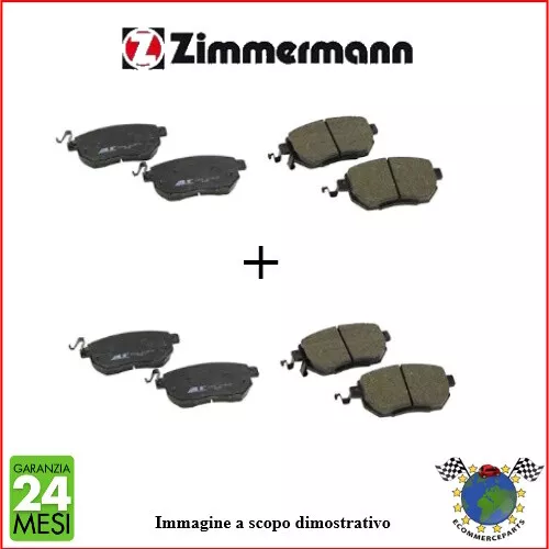 Kit Pastiglie freno Ant+Post Zimmermann per CHEVROLET TRAX OPEL MOKKA / r2h P