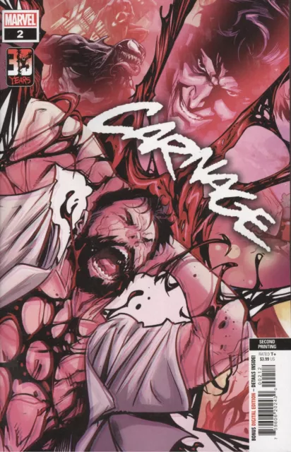Carnage #2 2Nd Printing Manna Variant Vf/Nm Marvel Hohc 2022