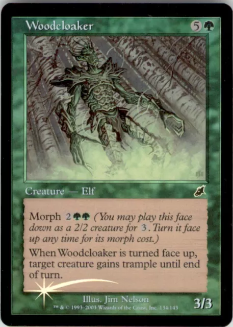 MTG -  Woodcloaker-Scourge Foil -Photo is of actual card.