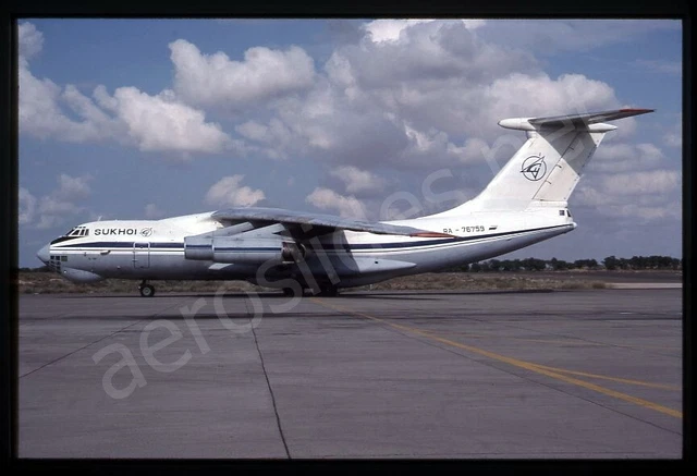 Sukhoi Ilyushin IL-76T RA-76759 No Date Kodachrome Slide/Dia A11