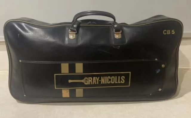 Vintage Gray Nicolls Cricket Bag - Black #2