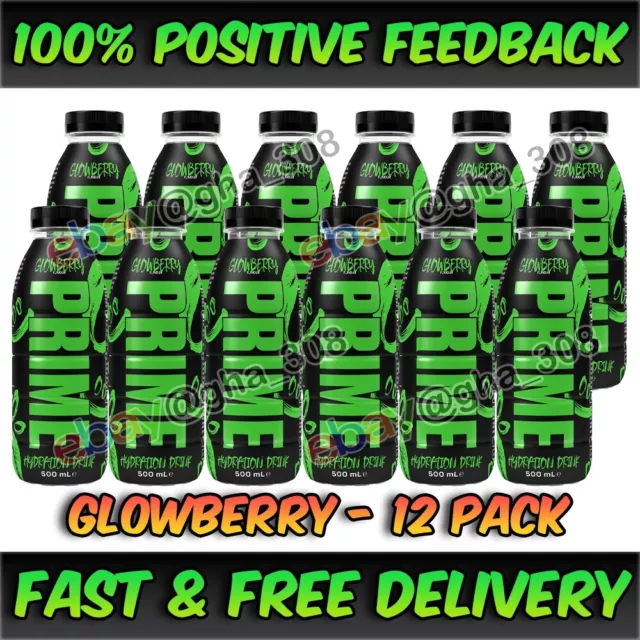 Prime Hydration Drink - Glowberry - 12