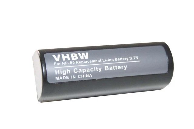 Vhbw Batteria Sostitutiva Per Kyocera Yashica EZ4033 E Altre Fotocamere – 650mAh, Li-Ion, 3,6V – Ricambio Compatibile Alta Qualità