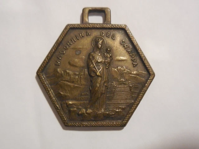 medaglia madonnina del grappa ponte degli alpini