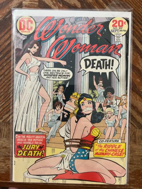 Wonder Woman #207 - Bondage Cover (DC, 1973) VG