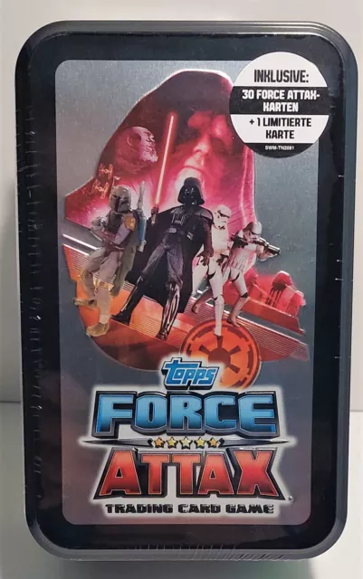 topps Star Wars - Force Attax Movie Cards Serie 2 Tin Box DEUTSCH NEU OVP