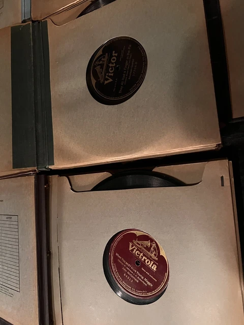 Antique Record Album Sets (6) 10 in. 78s / Over 60 records