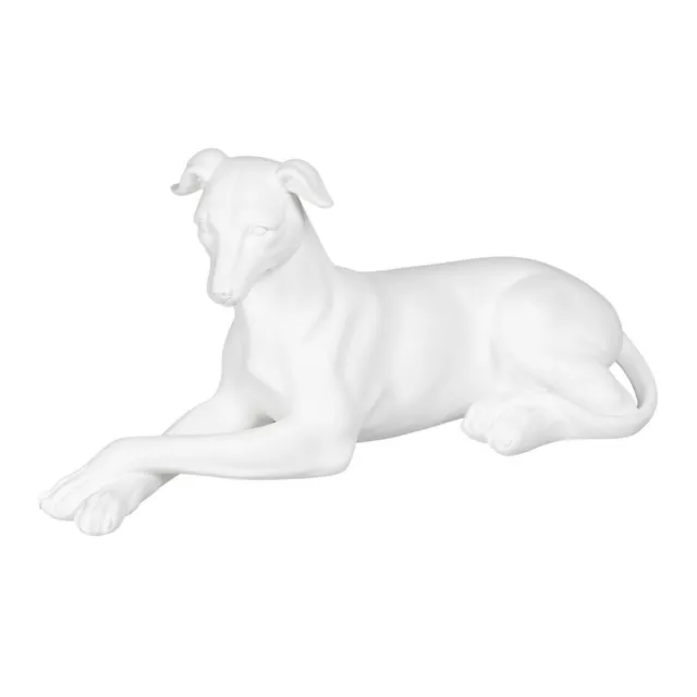 Deko-Figur Weiß Hund 18 x 12,5 x 37 cm